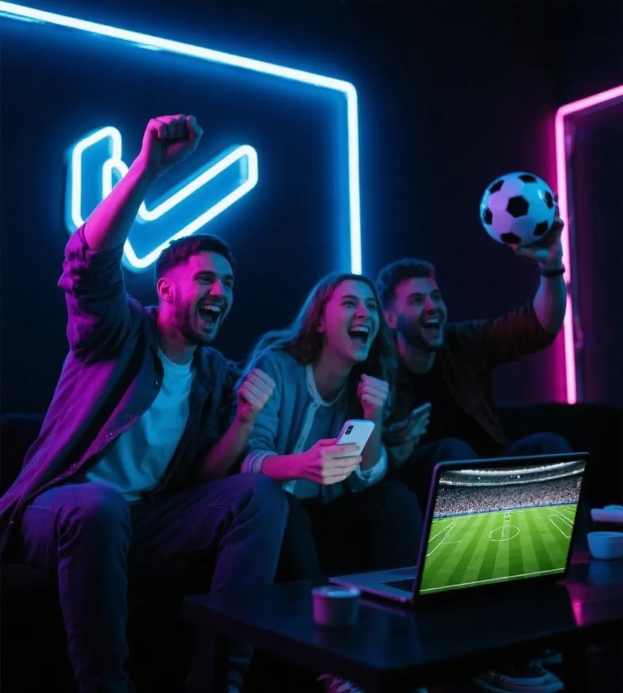 多裝置觀看世界盃直播示意